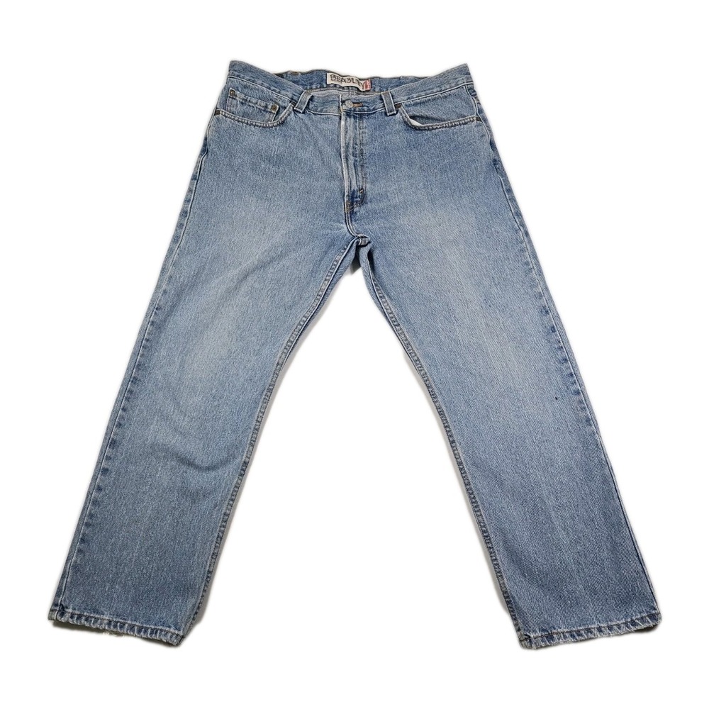 Near Vintage 09 Levis 505 Jeans Mens 38x30 Blue Denim Distressed‎ Relaxed Pants